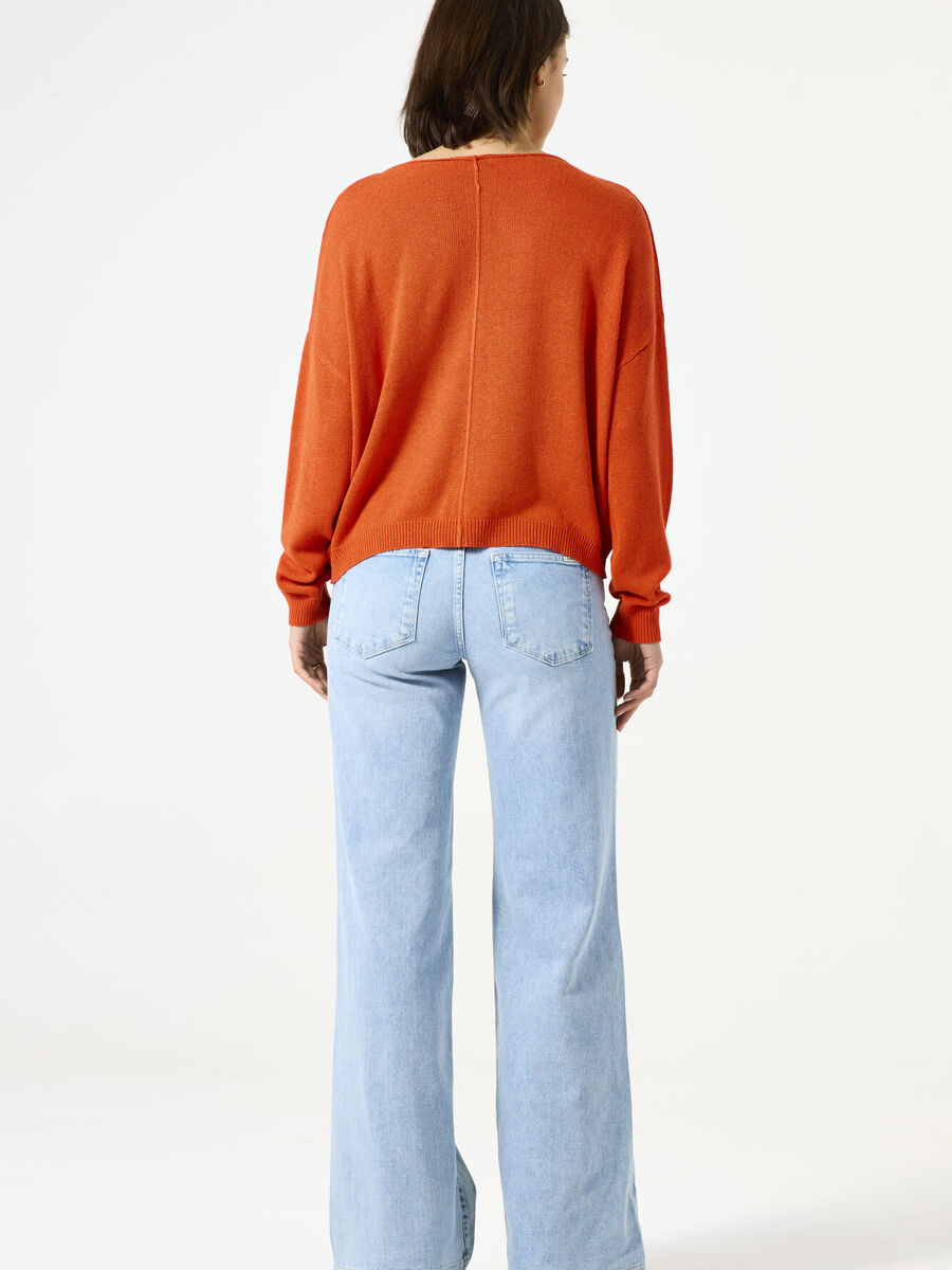 Pull van het merk Garcia in het Oranje