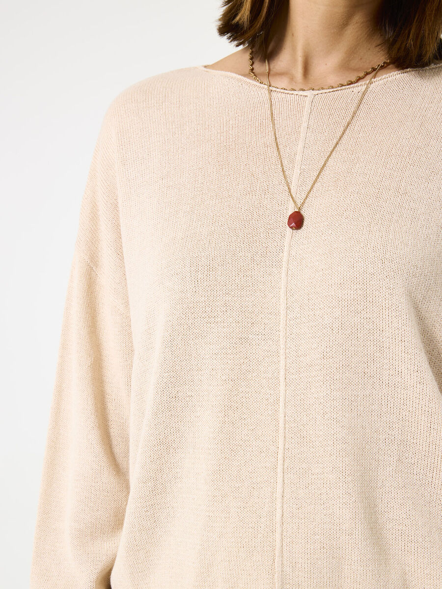 Pull van het merk Garcia in het Beige