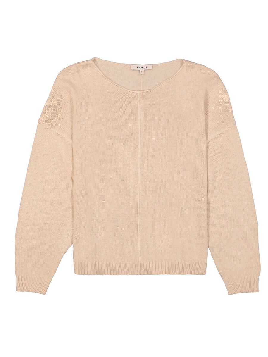 Pull van het merk Garcia in het Beige
