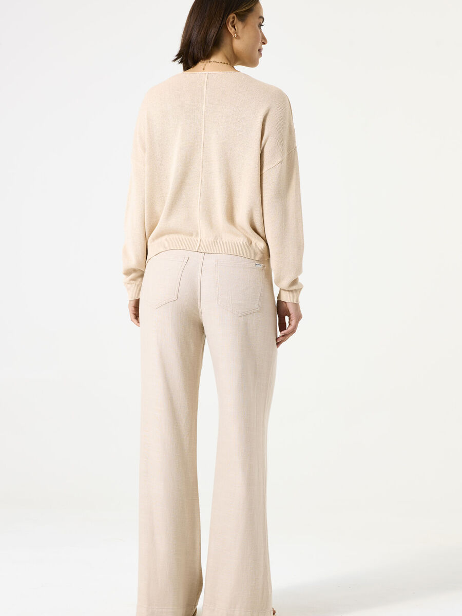 Pull van het merk Garcia in het Beige