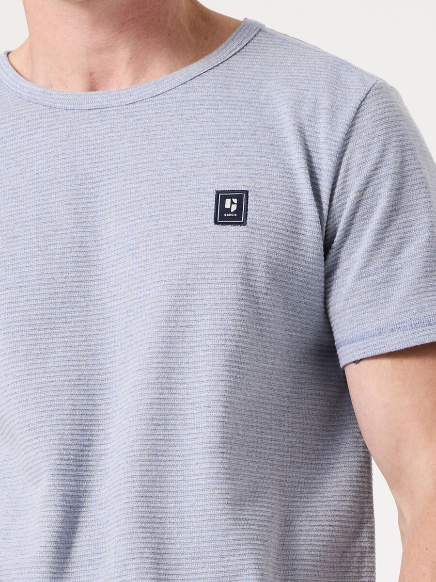 T-shirt van het merk Garcia in het Blauw