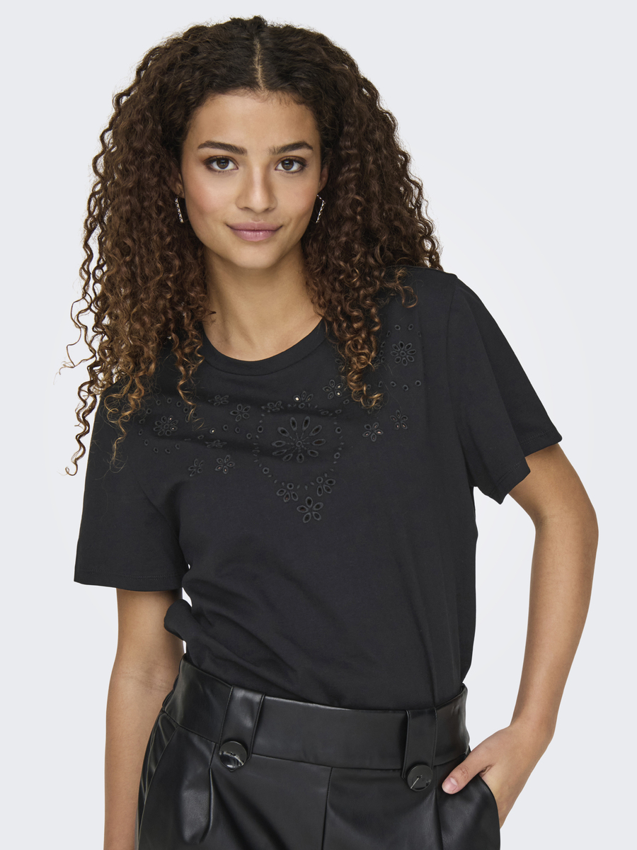 T-shirt van het merk Jdy in het Zwart