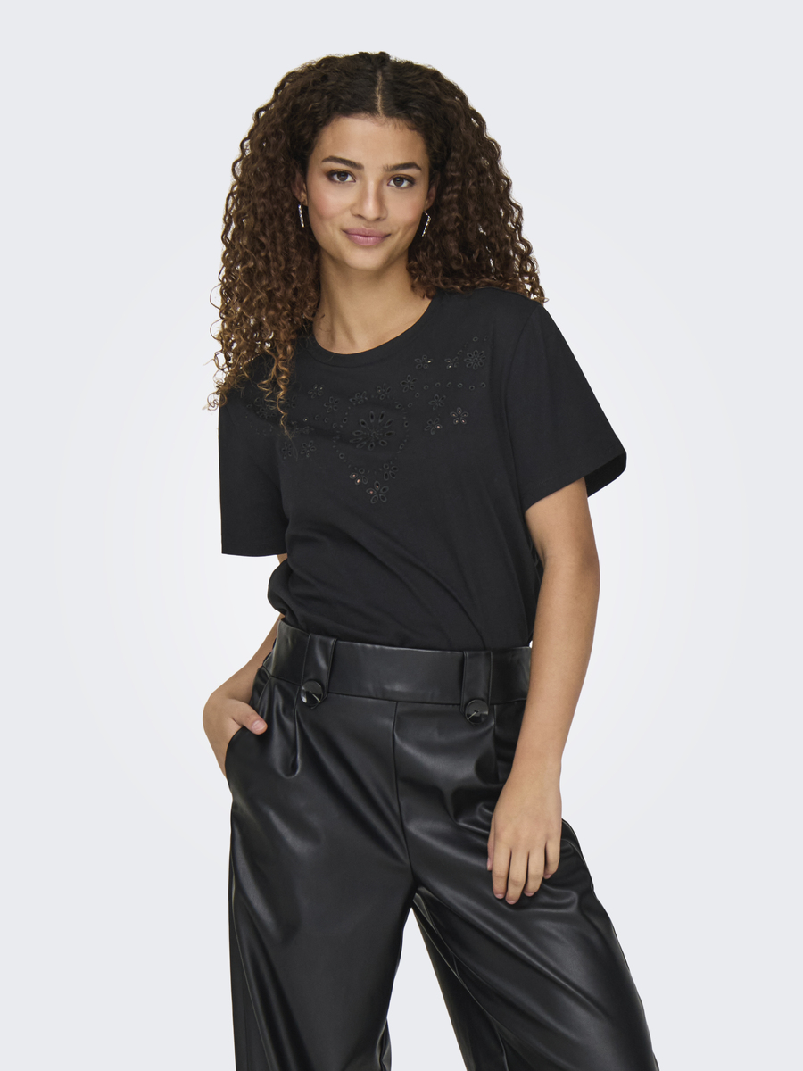T-shirt van het merk Jdy in het Zwart