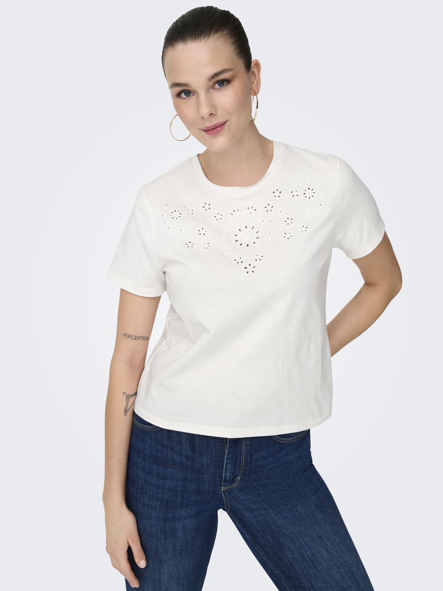 T-shirt van het merk Jdy in het Wit