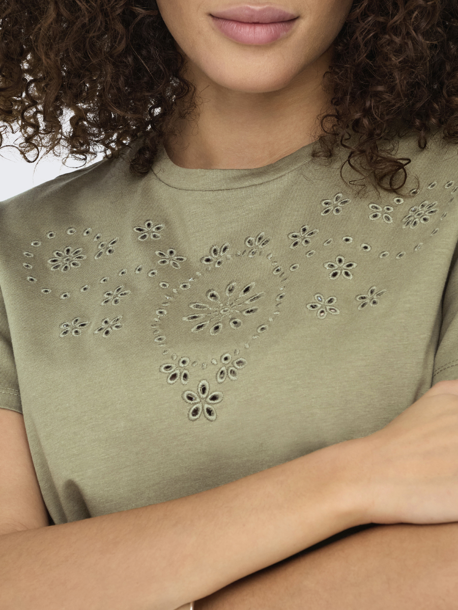 T-shirt van het merk Jdy in het Kaki