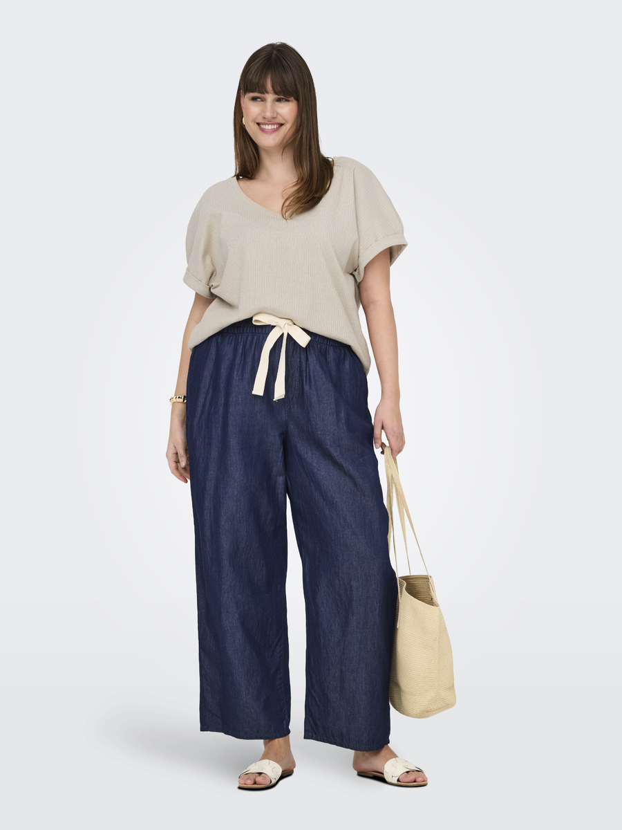 Top van het merk Only Carmakoma in het Beige