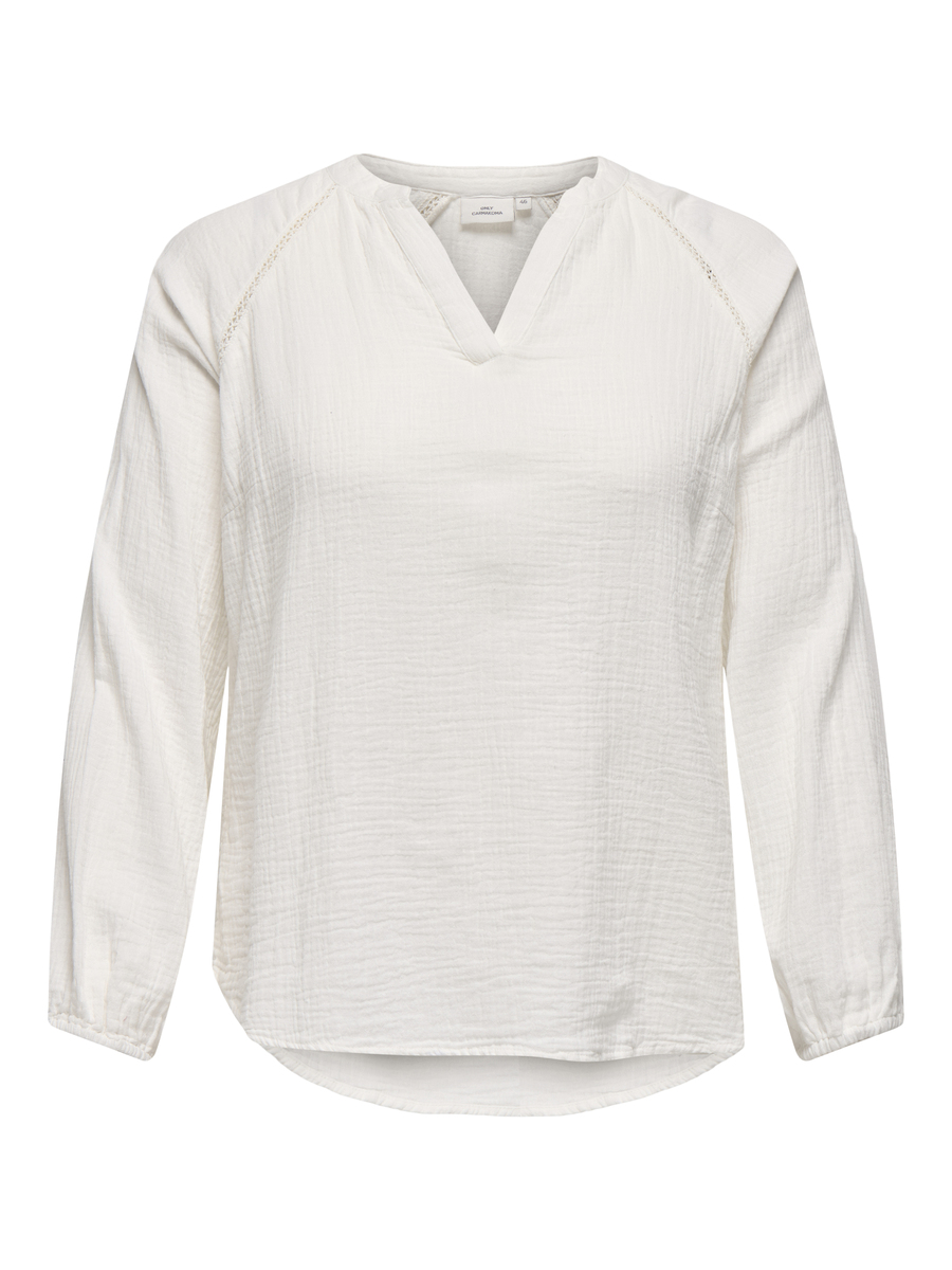 Top van het merk Only Carmakoma in het Beige