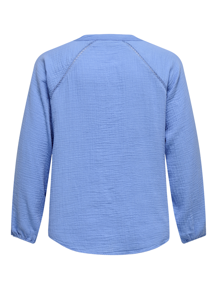 Top van het merk Only Carmakoma in het Blauw