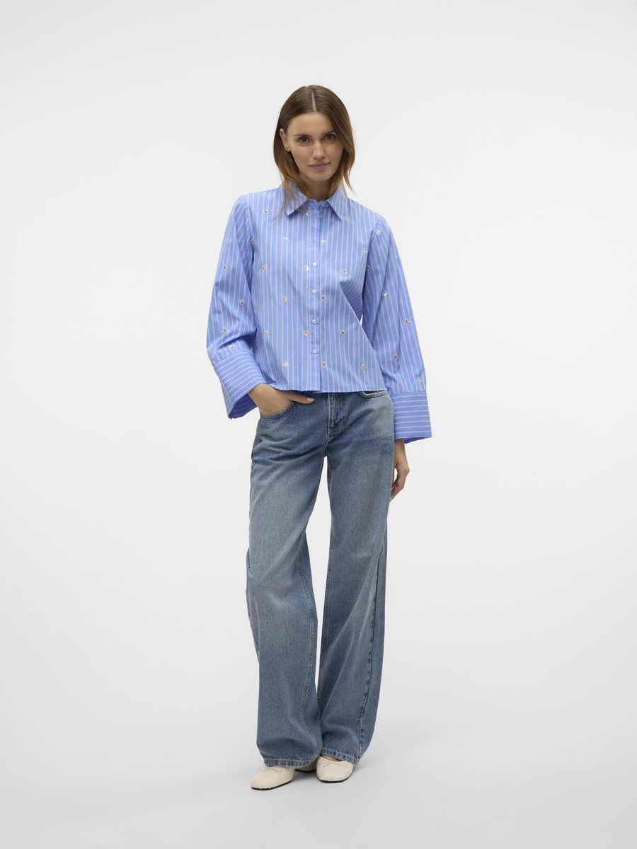Bloes van het merk Vero Moda in het Blauw