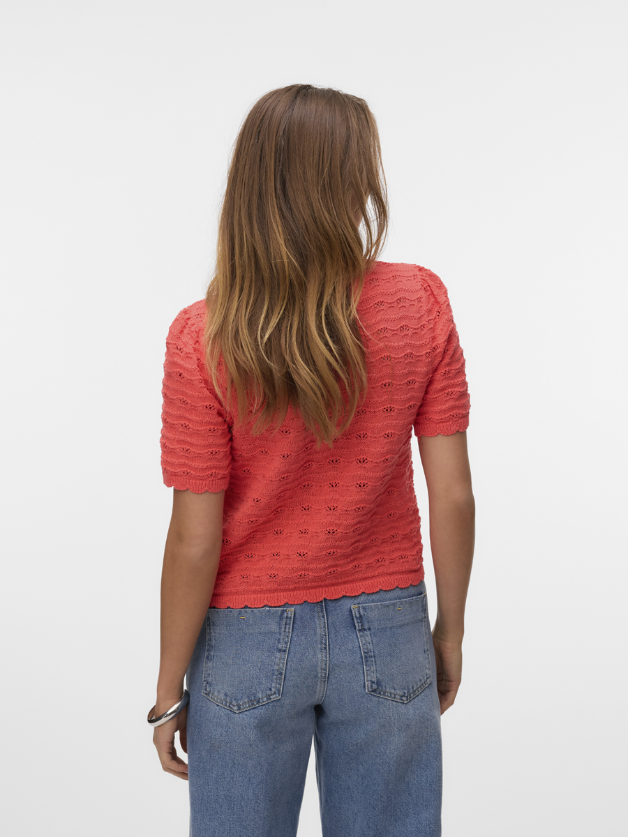 Pull van het merk Vero Moda in het Rood