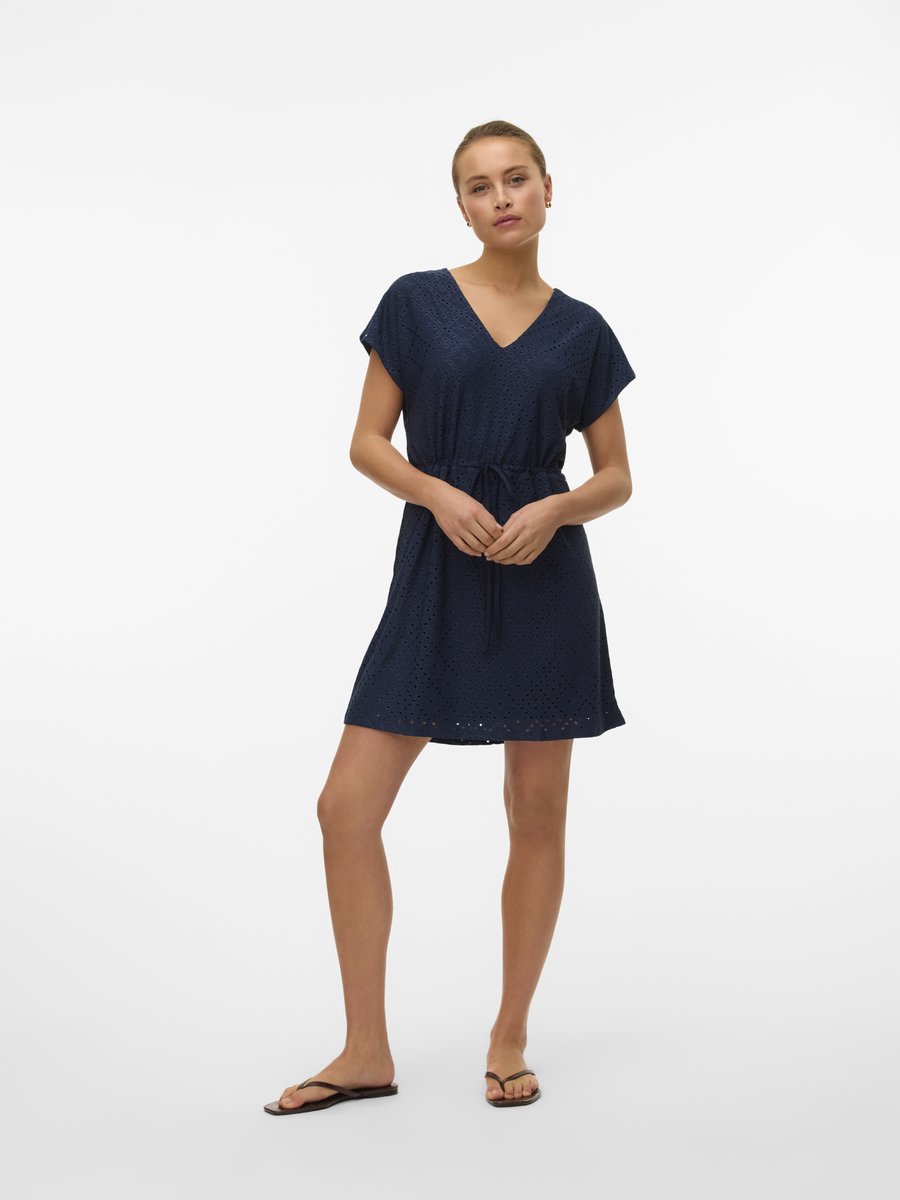 Kleed van het merk Vero Moda in het Marine