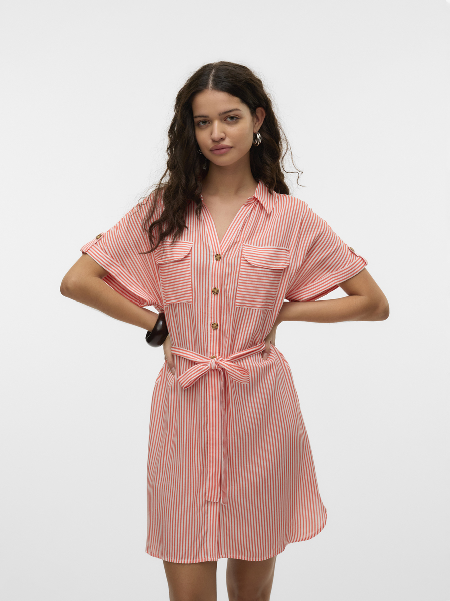 Kleed van het merk Vero Moda in het Rood
