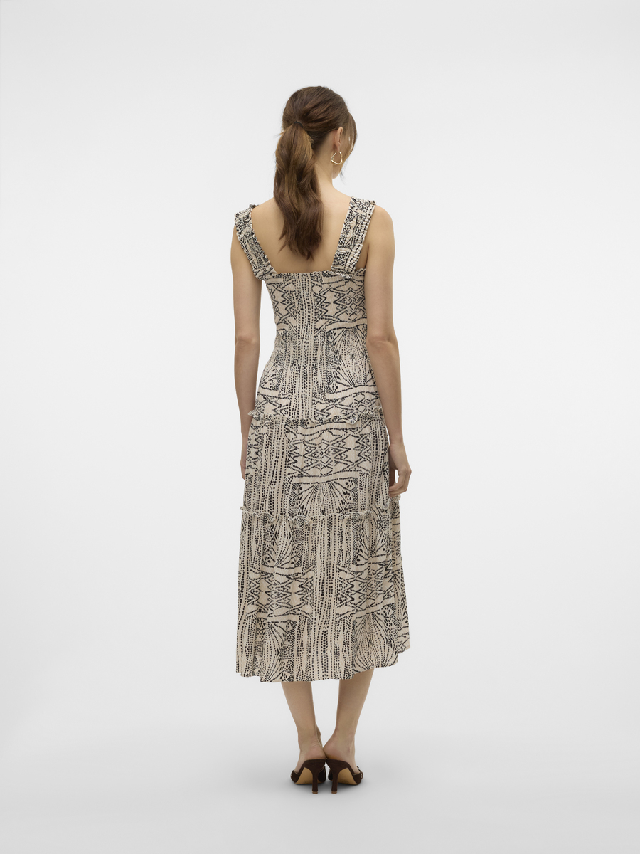 Kleed van het merk Vero Moda in het Beige