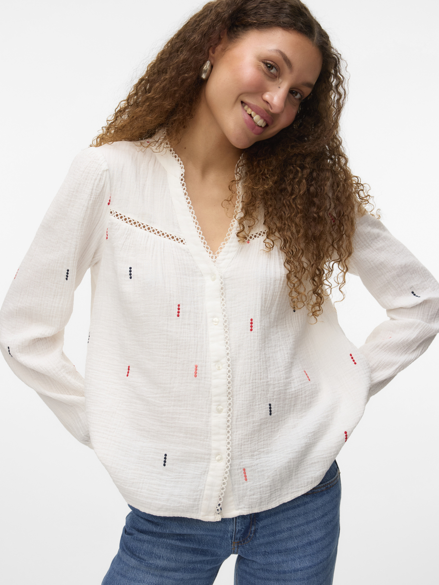 Bloes van het merk Vero Moda in het Wit