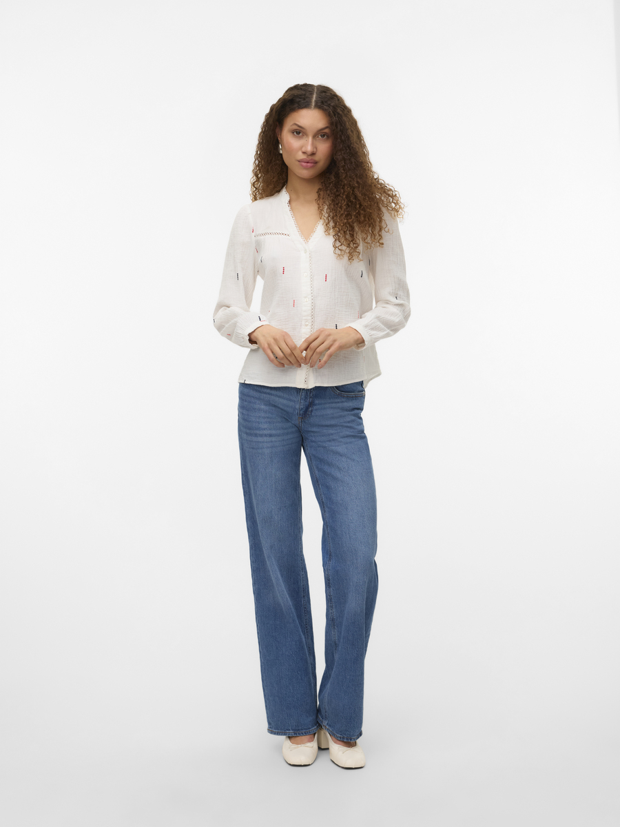 Bloes van het merk Vero Moda in het Wit
