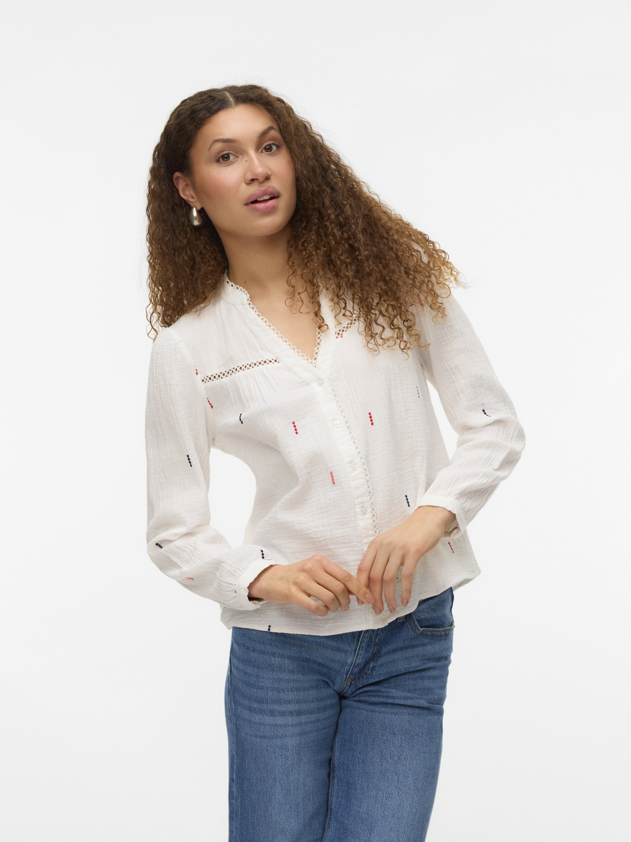 Bloes van het merk Vero Moda in het Wit