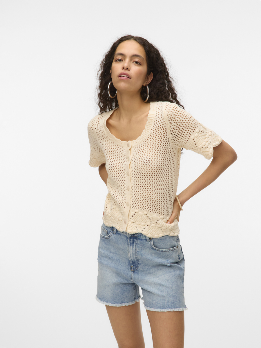 Cardigan van het merk Vero Moda in het Beige