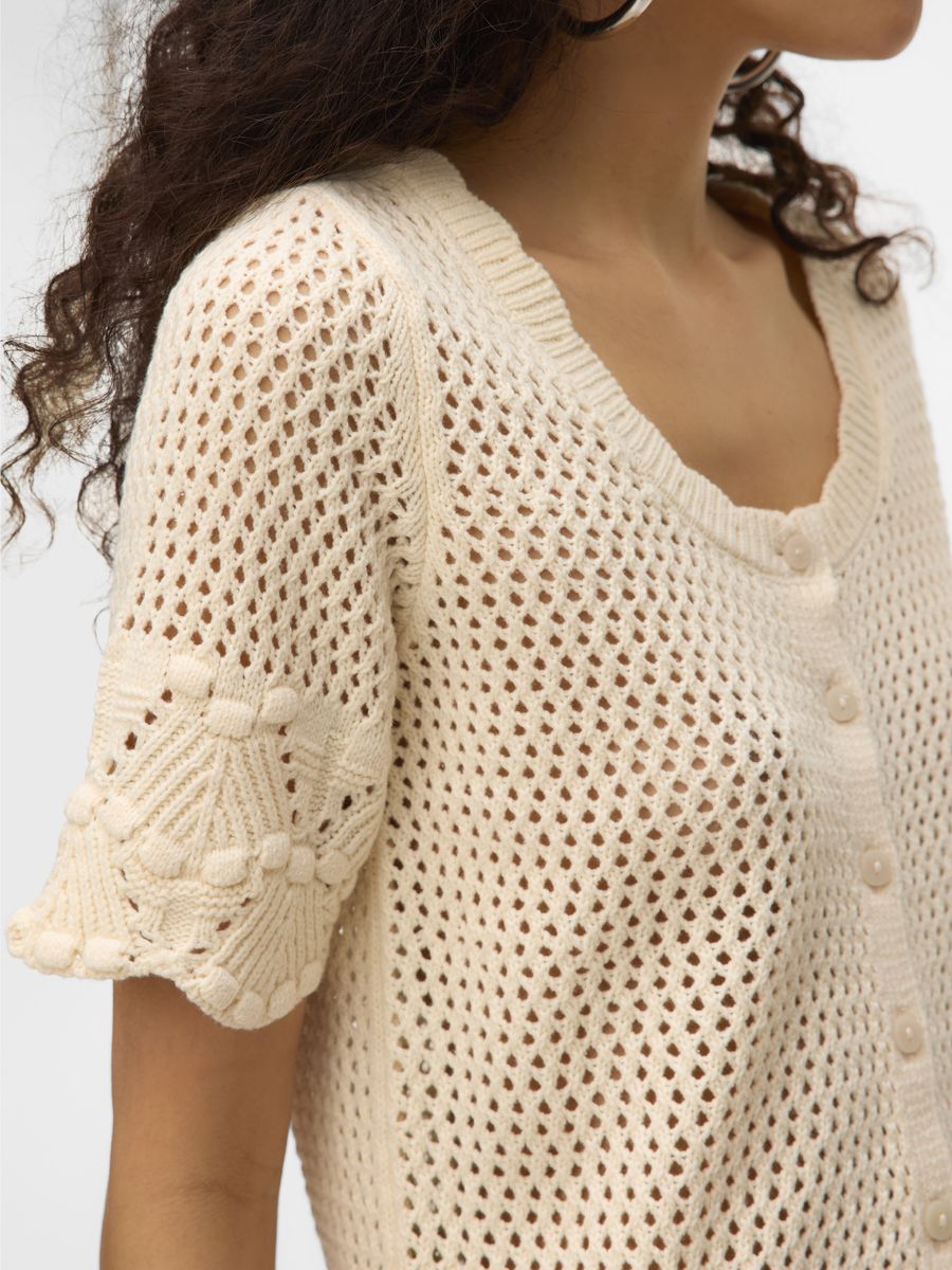 Cardigan van het merk Vero Moda in het Beige