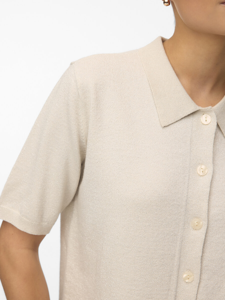 Polo van het merk Vero Moda in het Beige