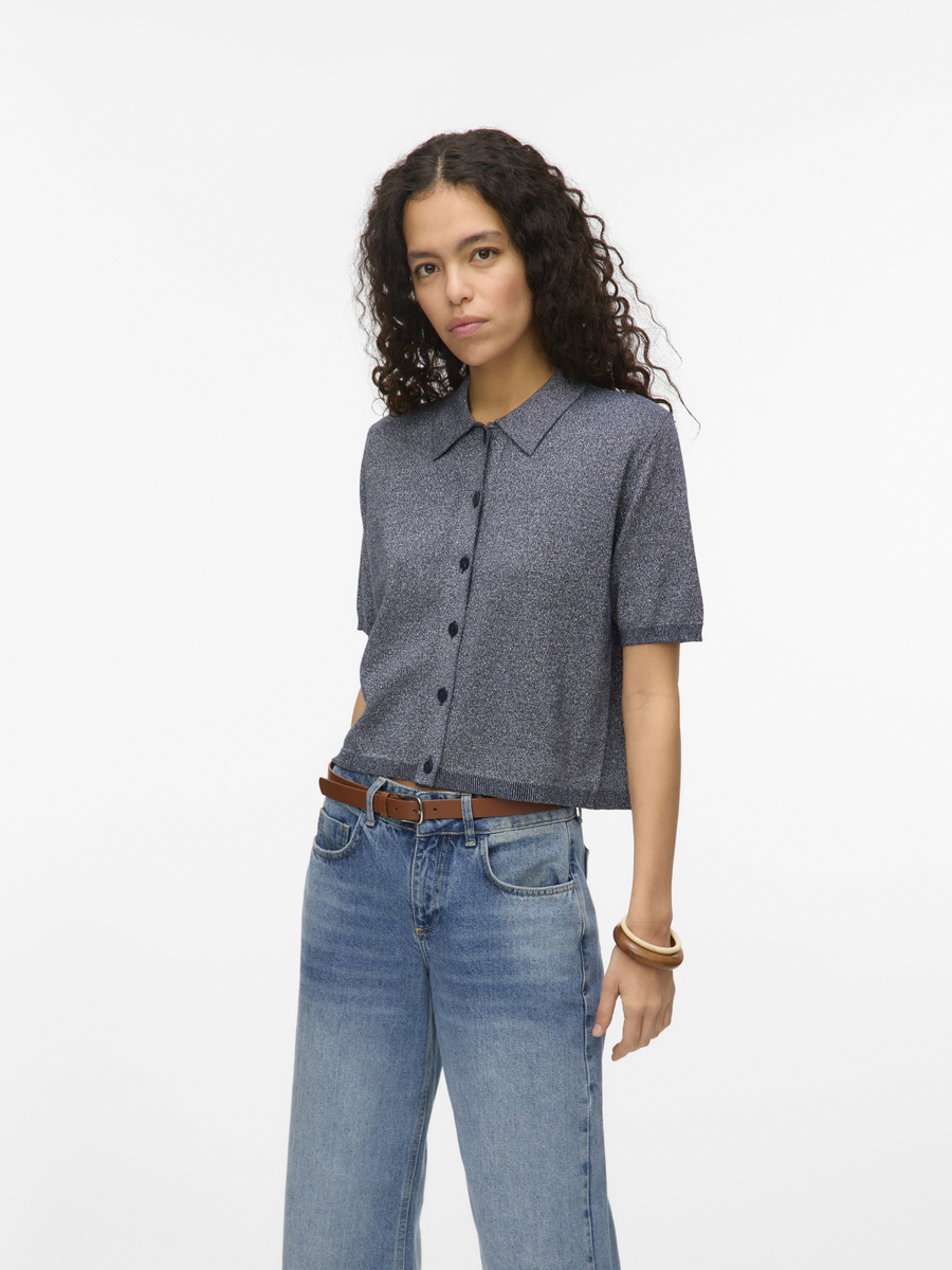 Polo van het merk Vero Moda in het Marine