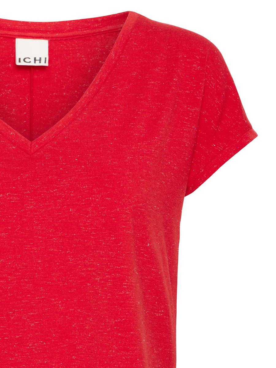 T-shirt van het merk Ichi in het Rood