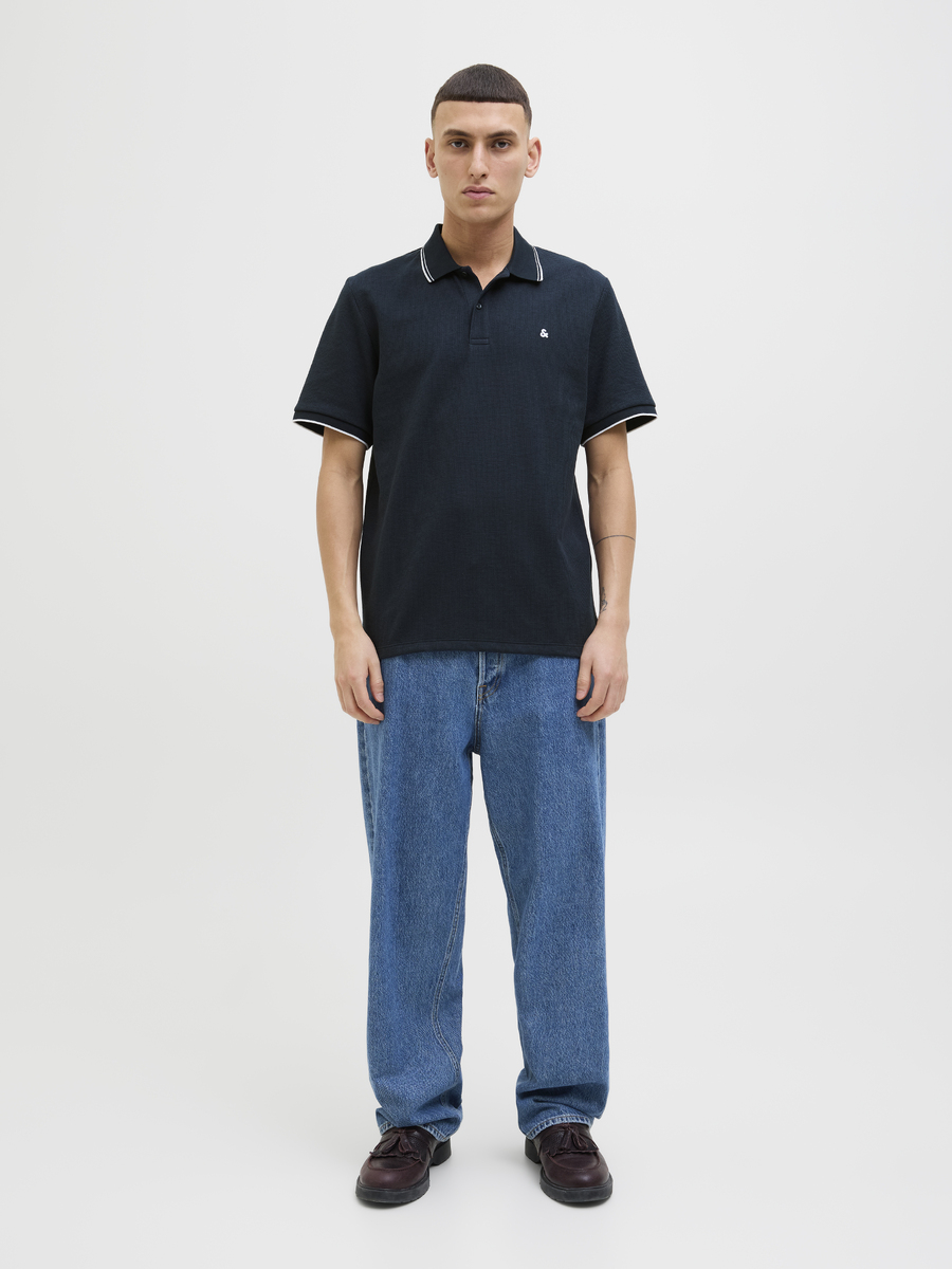 Polo van het merk Jack & Jones in het Marine