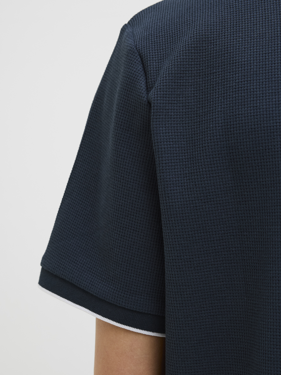 Polo van het merk Jack & Jones in het Marine