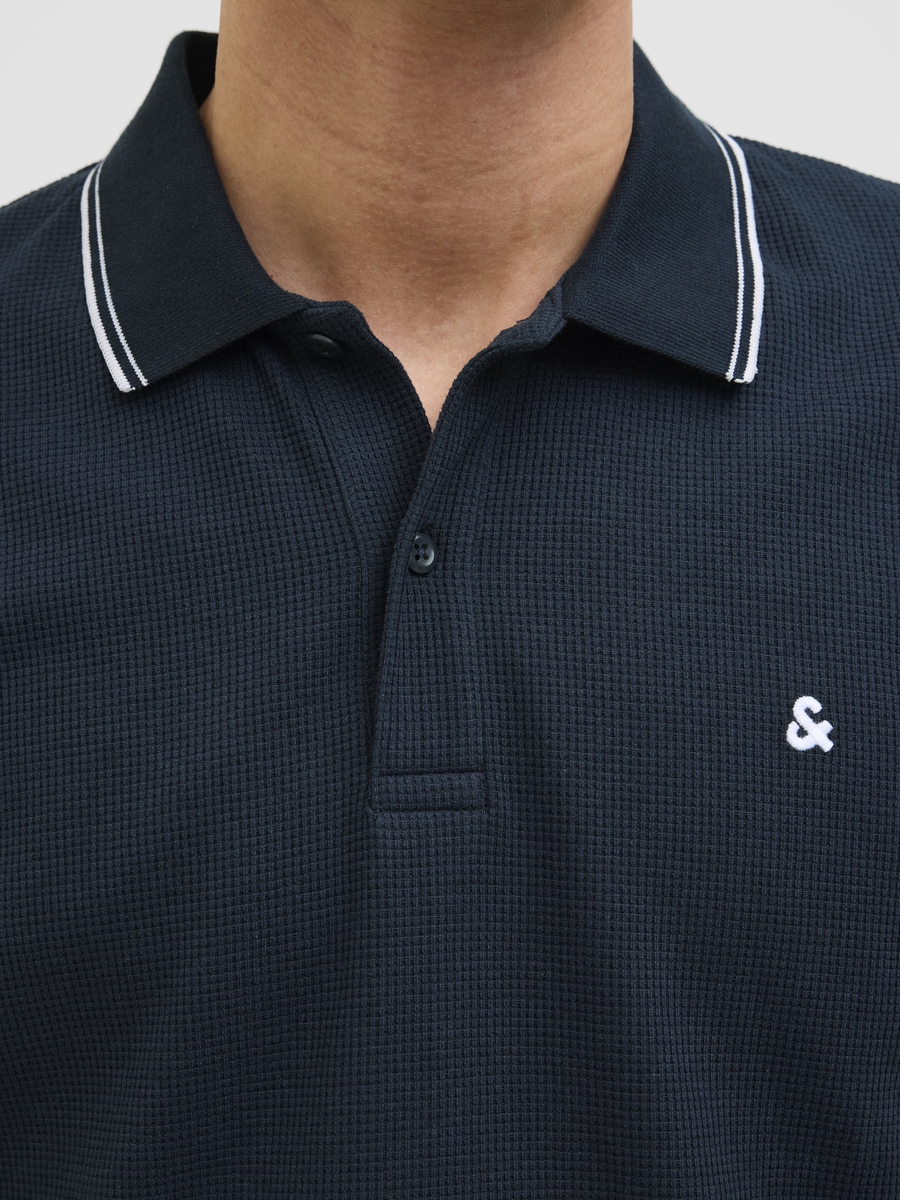 Polo van het merk Jack & Jones in het Marine