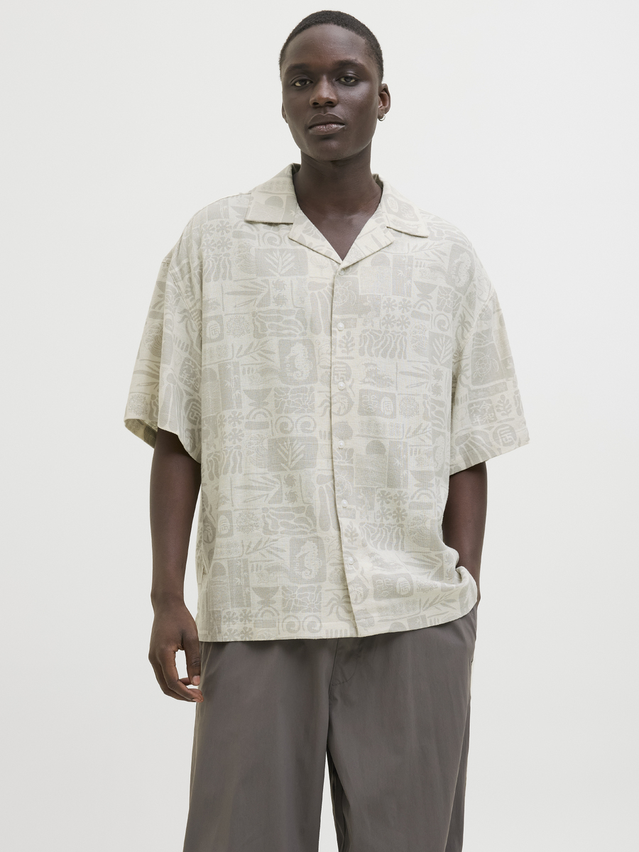 Hemd van het merk Jack & Jones in het Ecru