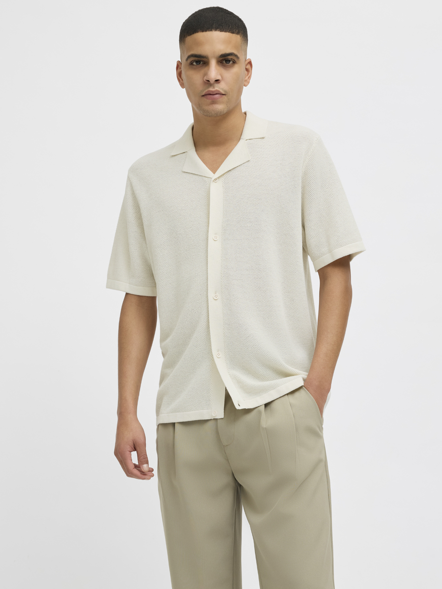 Polo van het merk Jack & Jones in het Ecru