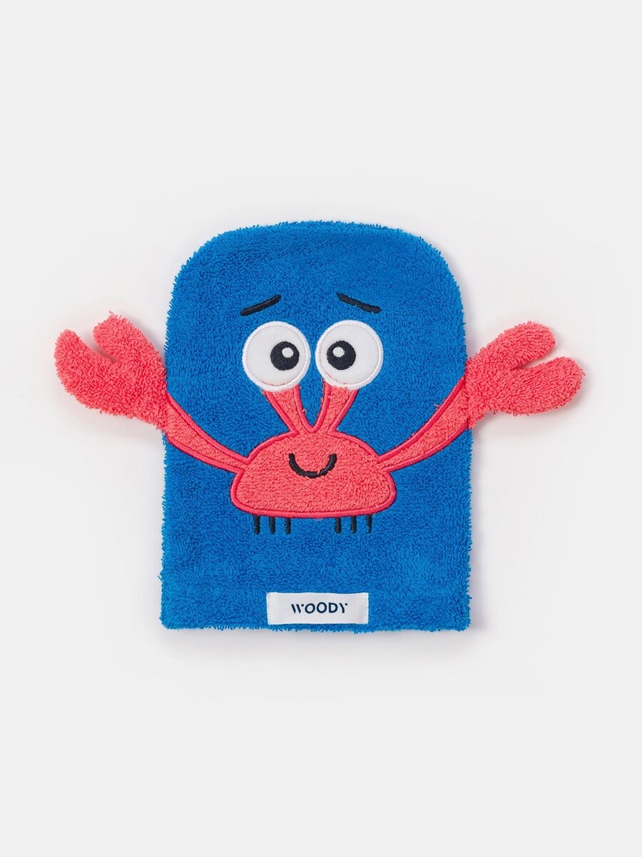 Washand van het merk Woody in het Blauw