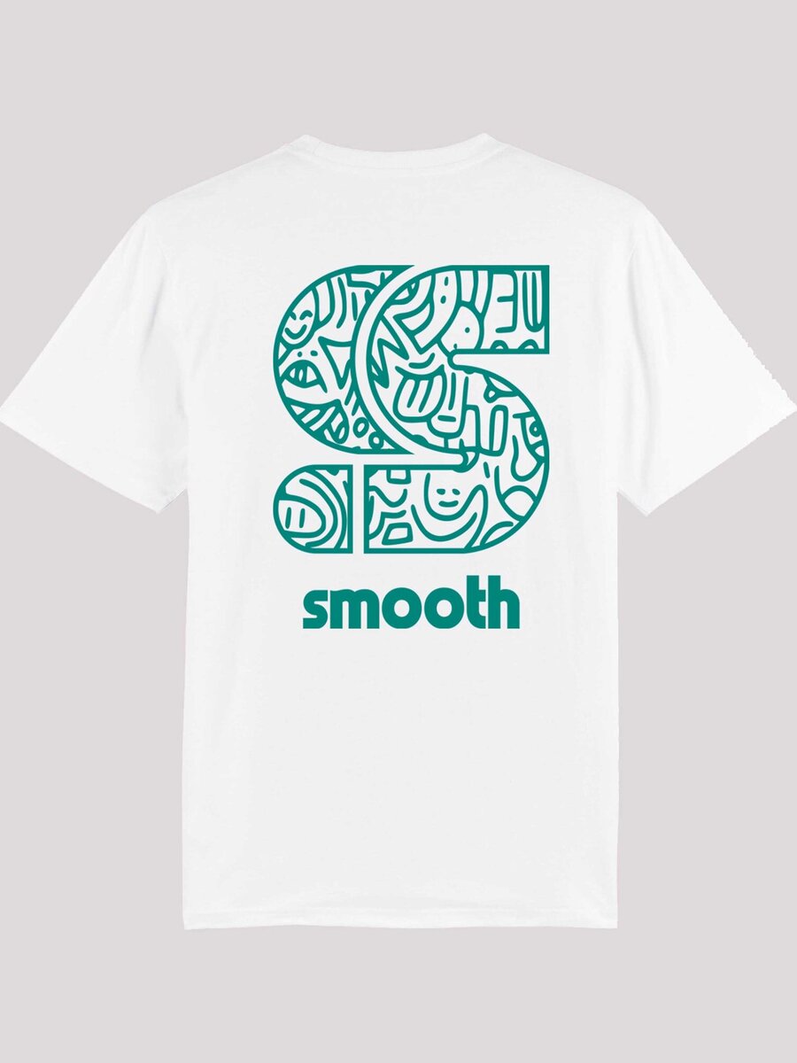 T-shirt van het merk Smooth in het Wit