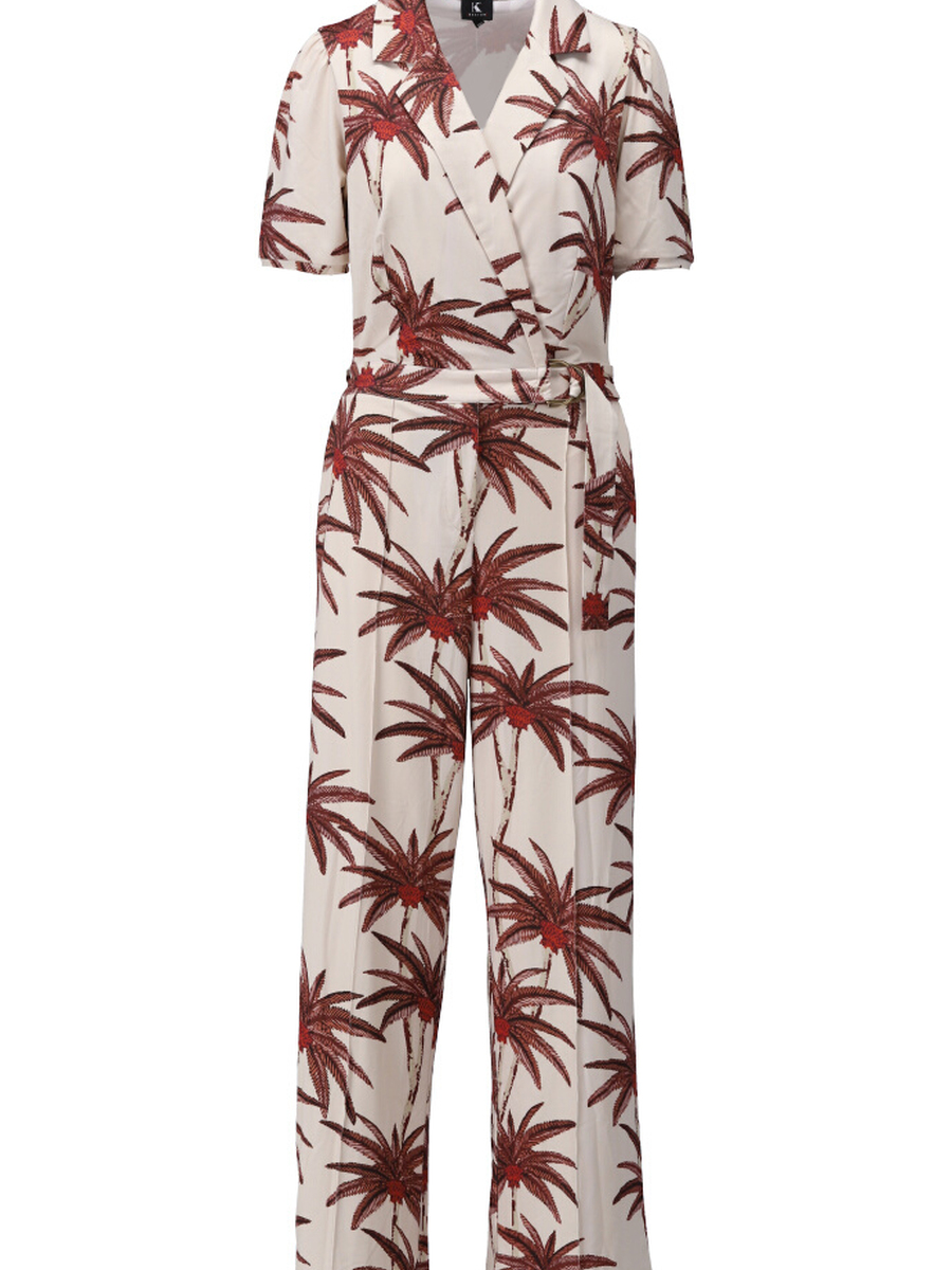 Jumpsuit van het merk K-design in het Beige