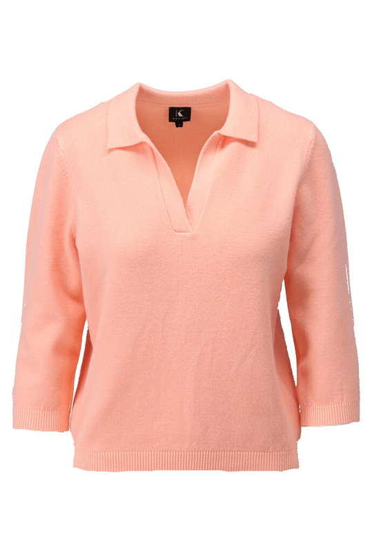 Pull van het merk K-design in het Roze