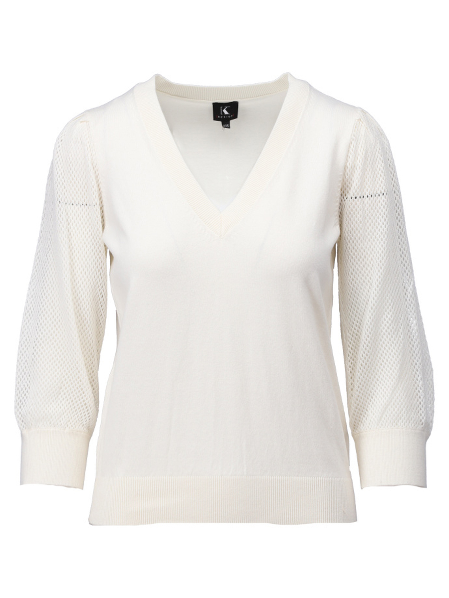Pull van het merk K-design in het Ecru