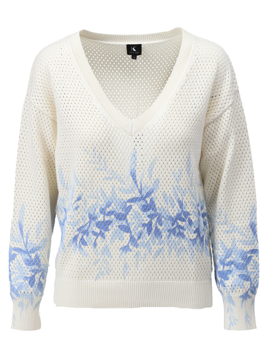Pull van het merk K-design in het Ecru