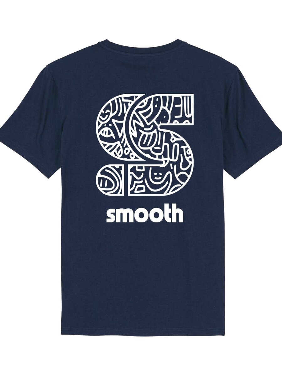 T-shirt van het merk Smooth in het Blauw