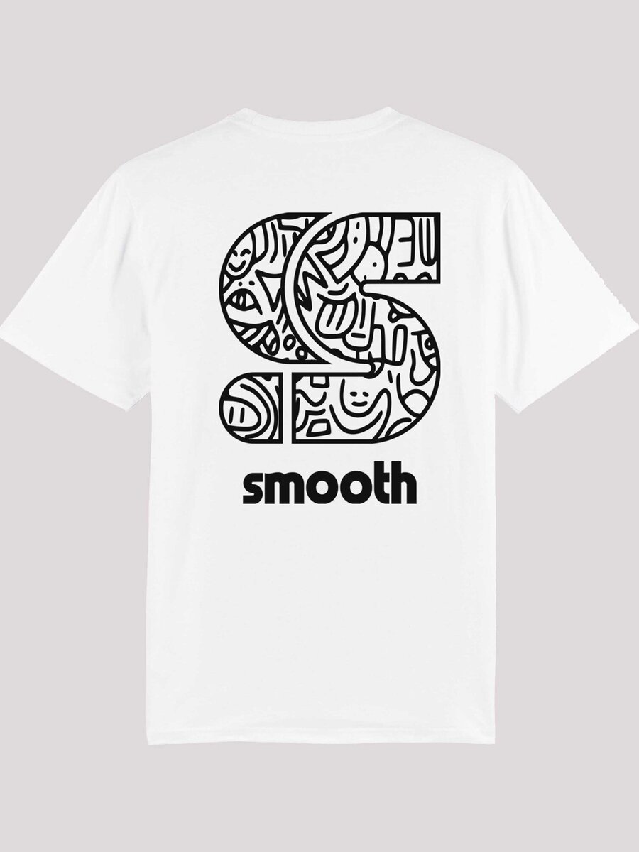 T-shirt van het merk Smooth in het Wit