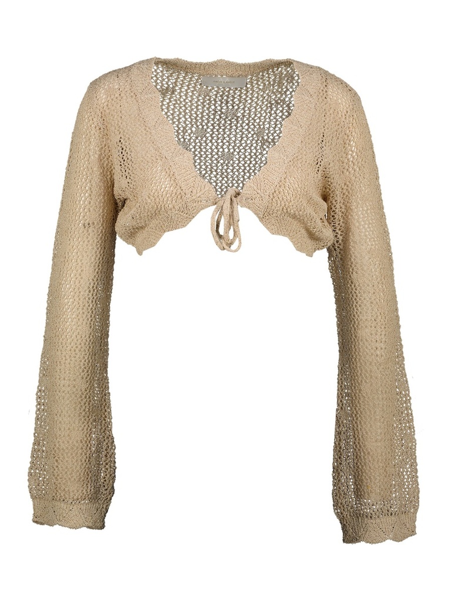 Gilet van het merk Amelie&amelie in het Beige