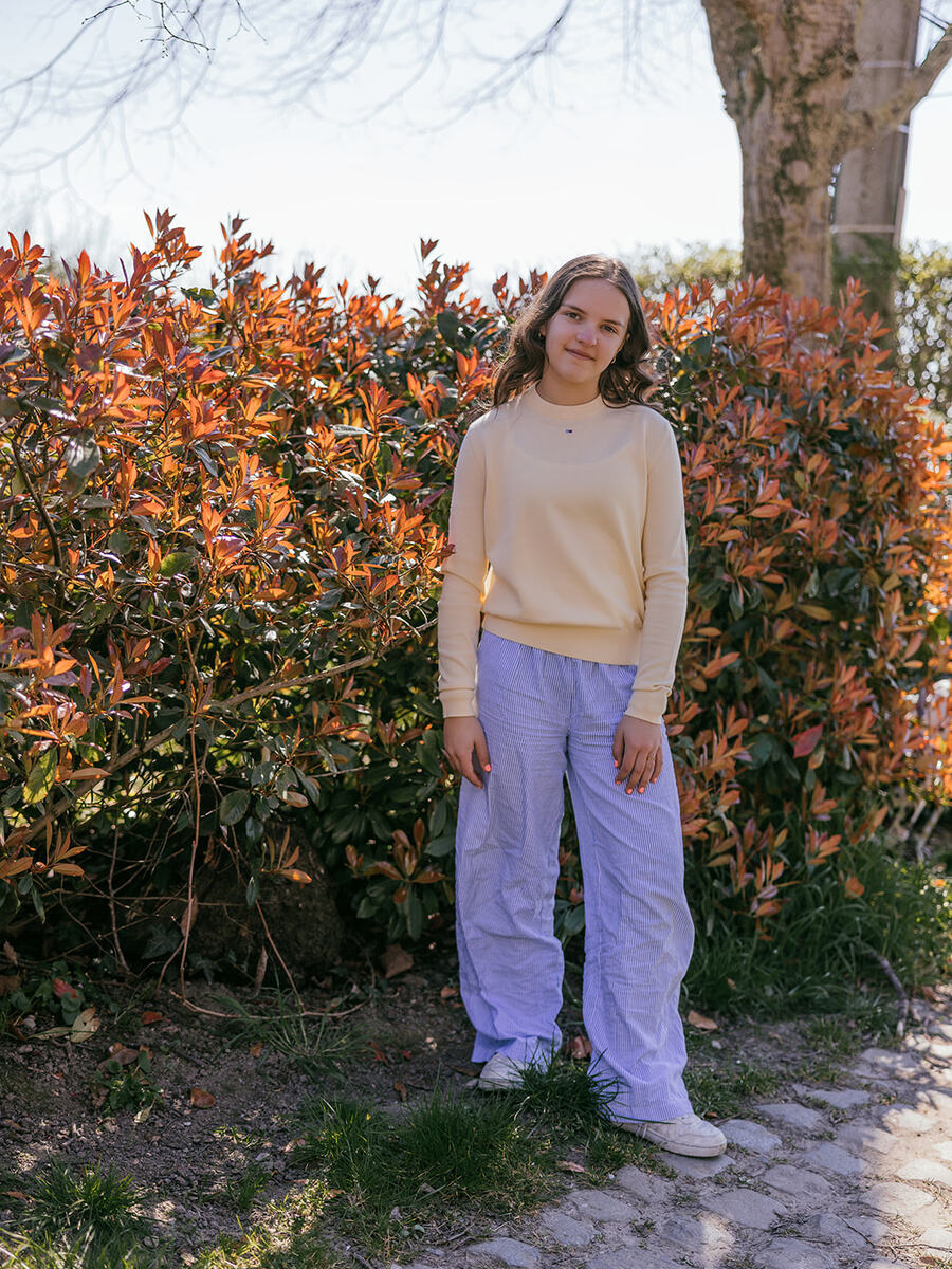 Pull van het merk Tommy Jeans in het Geel