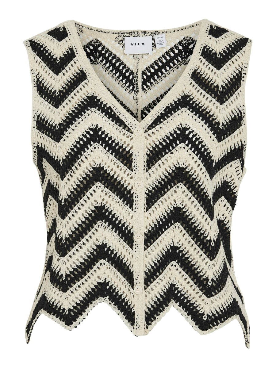 Top van het merk Vila in het Beige