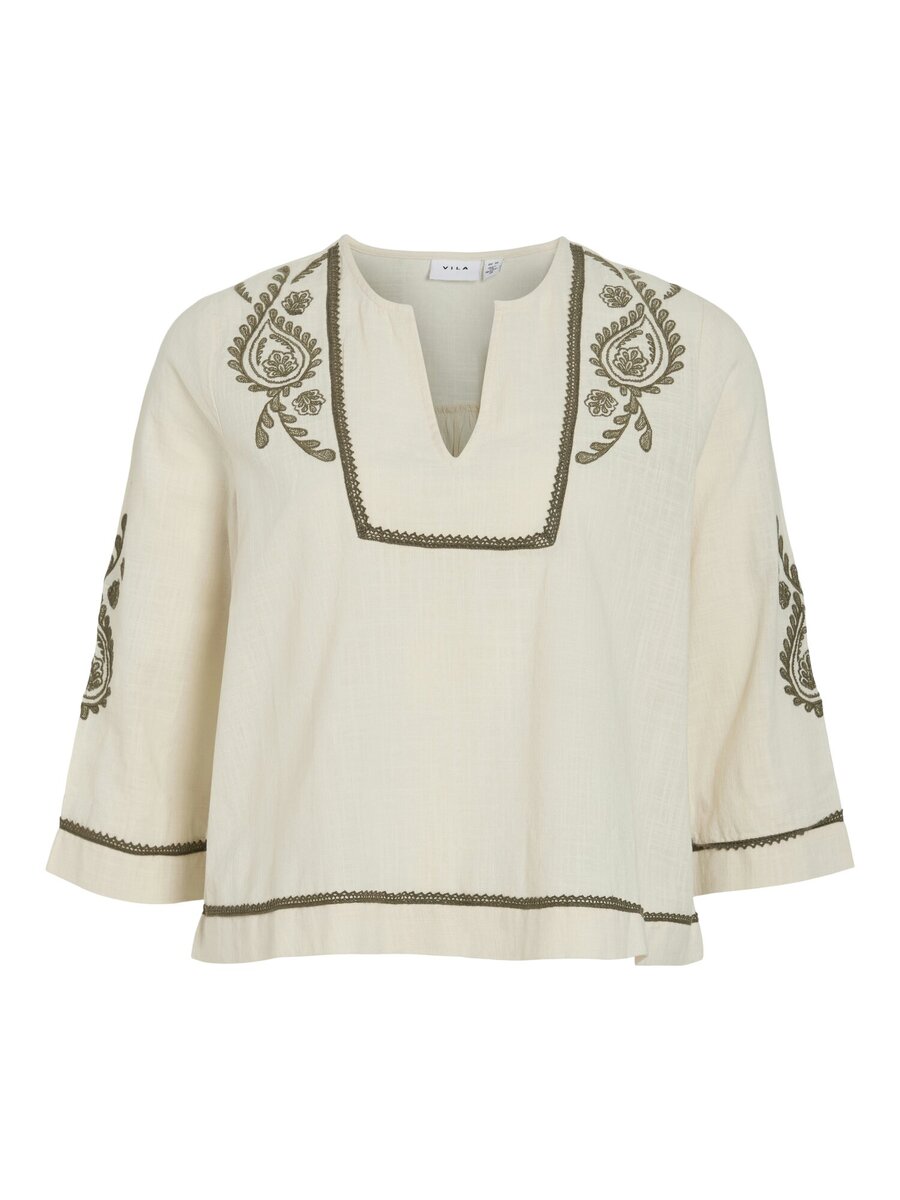 Top van het merk Vila in het Beige