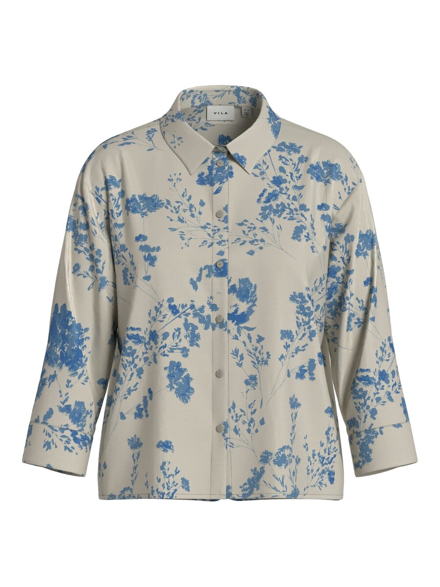T-shirt van het merk Vila in het Ecru