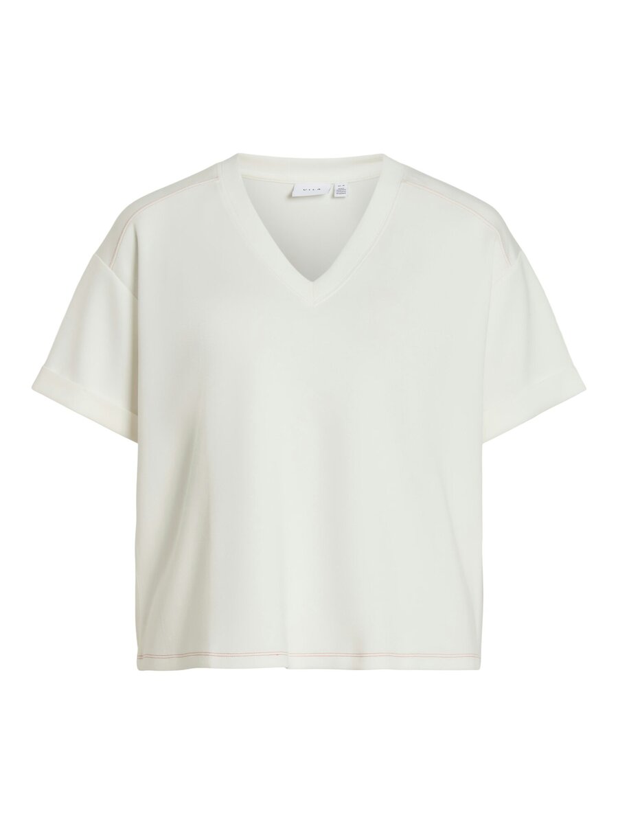 T-shirt van het merk Vila in het Ecru