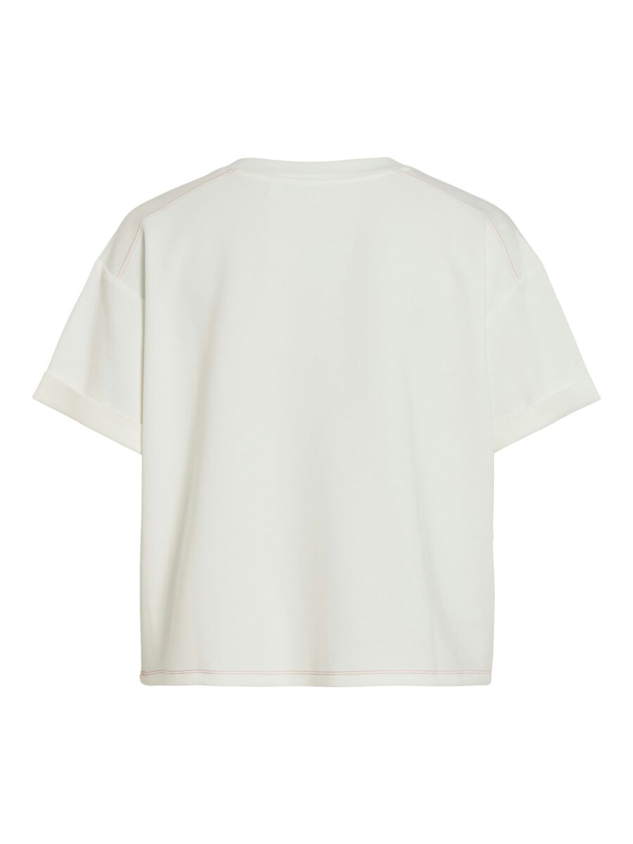 T-shirt van het merk Vila in het Ecru
