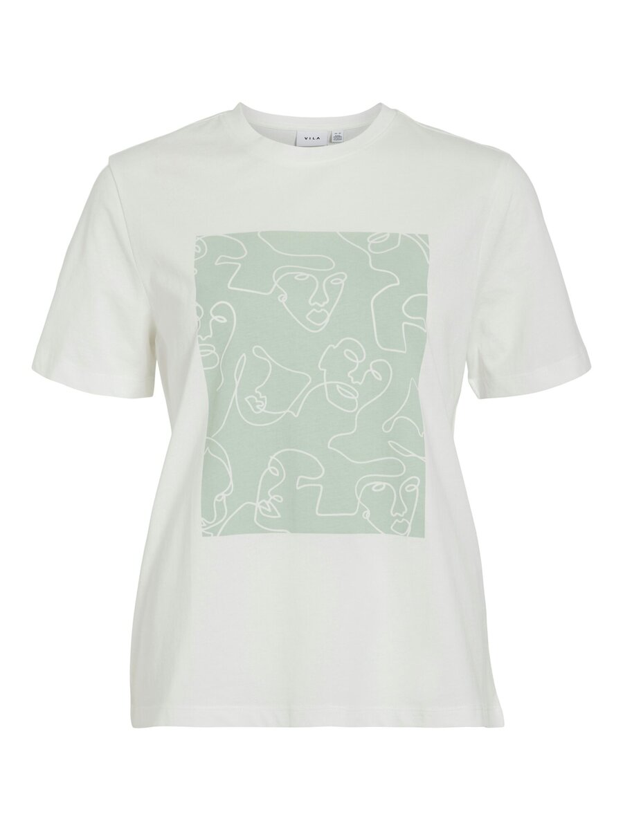T-shirt van het merk Vila in het Wit