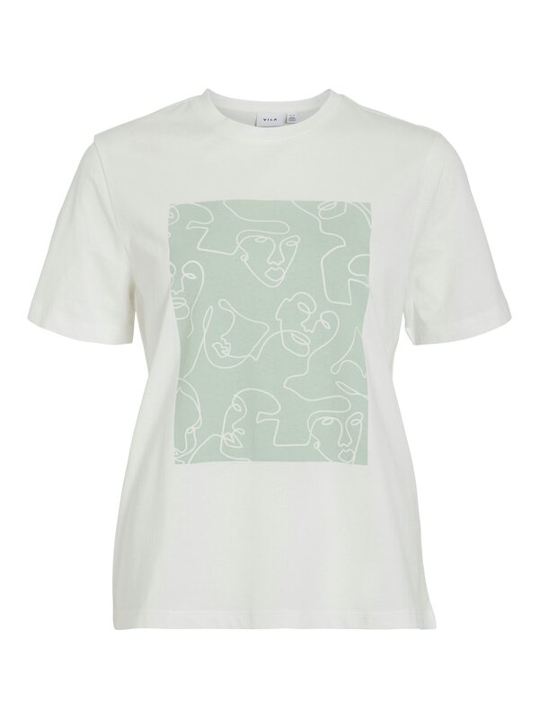 T-shirt van het merk Vila in het Wit