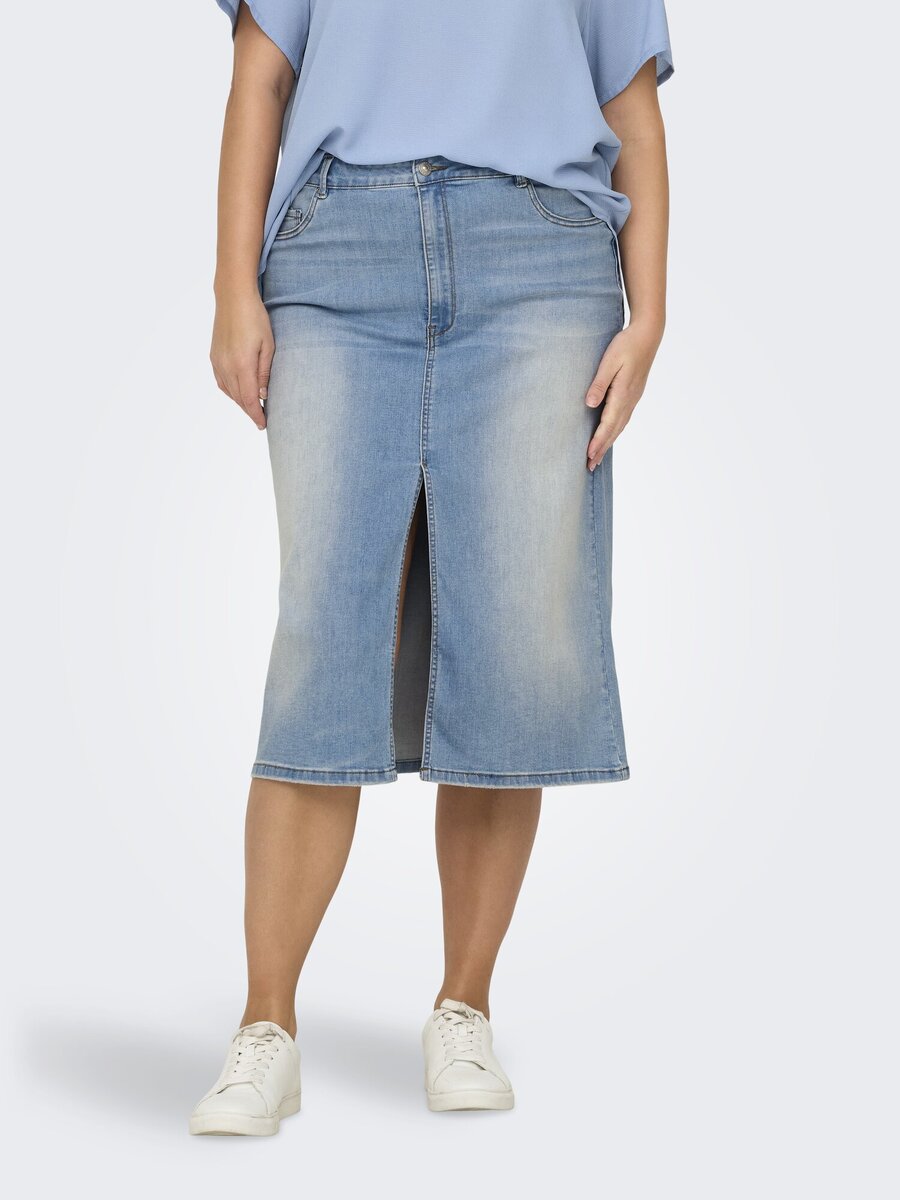 Rok van het merk Only Carmakoma in het Jeans