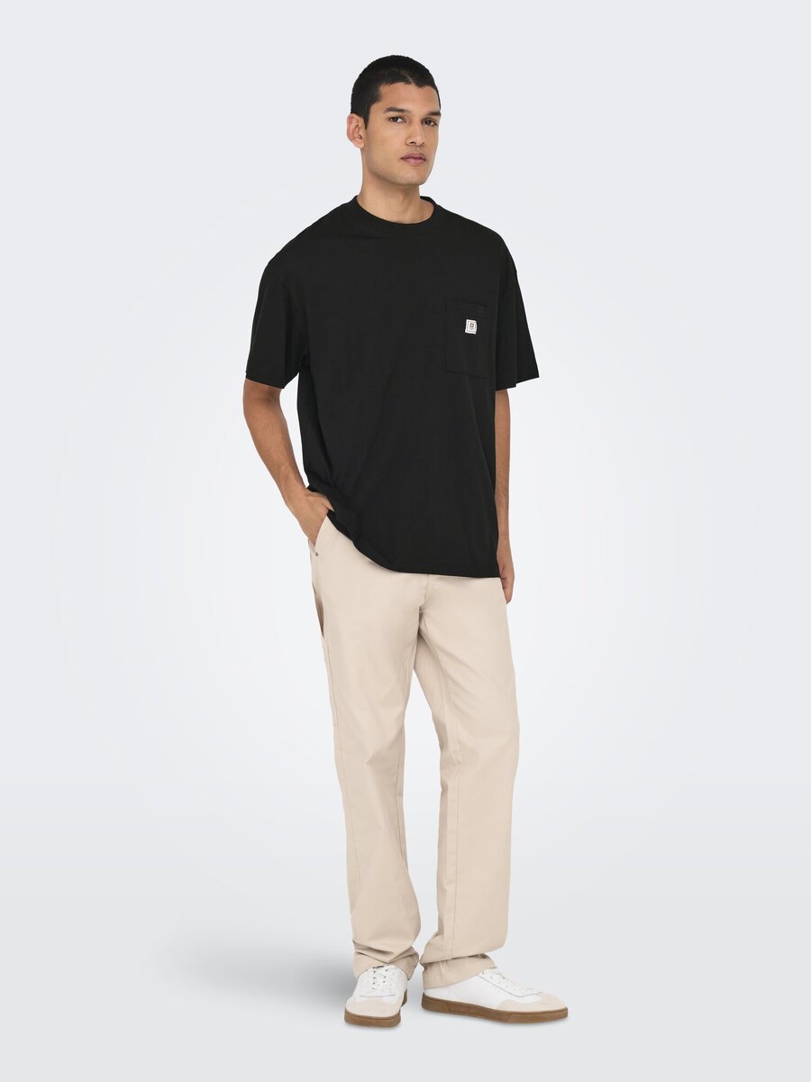 T-shirt van het merk Only & Sons in het Zwart