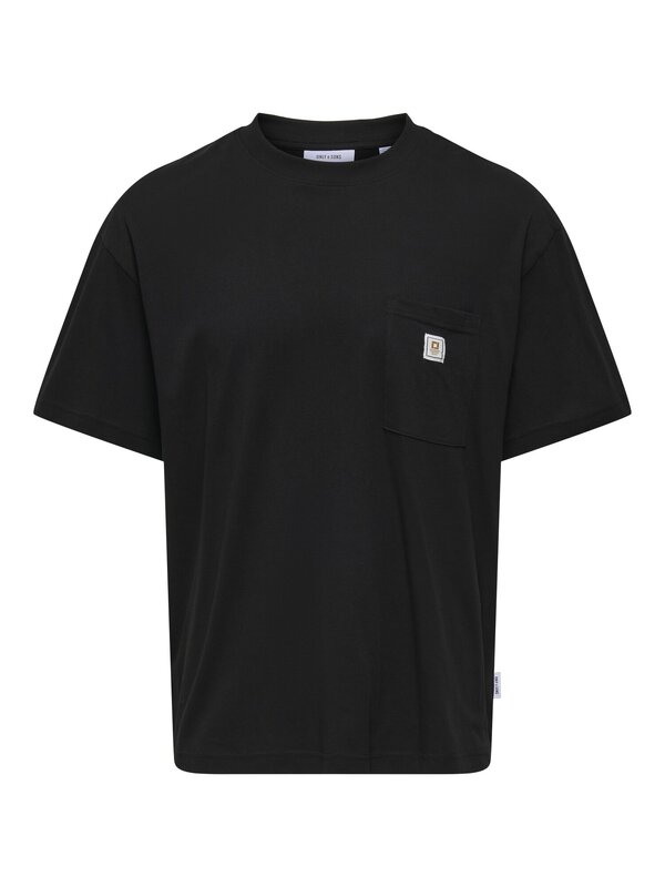 T-shirt van het merk Only & Sons in het Zwart